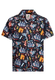 Kurzarmhemd Hemd Paris Hawaiian Style