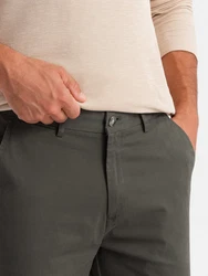 OMBRE Chinohose für Herren Khaki/Dunkelgrün