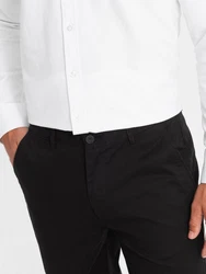 OMBRE Chinohose für Herren Schwarz/Rot/Bordeaux