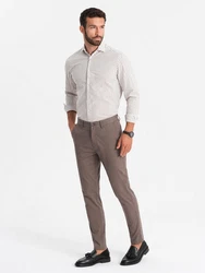 OMBRE Chinohose für Herren Khaki/Grau/Braun