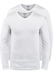 !Solid V-Shirt SDBasil Langarmshirts im 2er-Pack