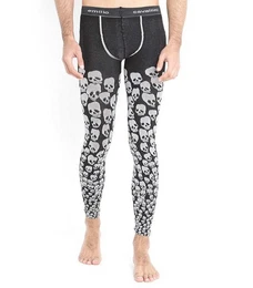 Leggings fr Mnner SKULLS (1-tlg., 1er-Pack) extravagant