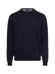 Finshley & Harding Strickpullover Dunkelblau/Blau
