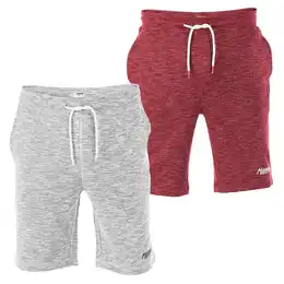 Sweatshorts Herren Shorts RIVMike 2er Pack Regular Fit Bermudashorts aus pflegeleichter Baumwollmischung