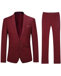 Anzug (2 tlg) Herren Slim Fit Anzge Modern Herrenanzug fr Business