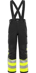 Fristads Warnschutz Shirt Warnschutz Winterhose Kl. 1 2681 GLPS Schwarz/Dunkelblau/Grau/Dunkelgrau