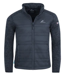 Westfjord Fleecejacke Gullfoss Dunkelblau/Blau/Pastell/Grau