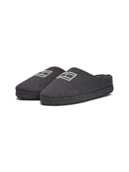 Tommy Hilfiger Flag Warm Felt House Shoe grau/dunkelgrau