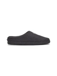 Tommy Hilfiger Flag Warm Felt House Shoe grau/dunkelgrau