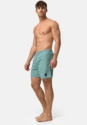 Indicode Badeshorts Ace Grün/Blau/Hellblau/Türkis