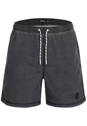 Indicode Badeshorts Ace Dunkelgrau/Dunkelblau/Grau