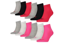 PUMA BODYWEAR Socken Quarter - Everyday Kurzsocken Rosa