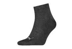 PUMA BODYWEAR Socken Quarter - Everyday Kurzsocken Dunkelgrau/Grau/Hellgrau