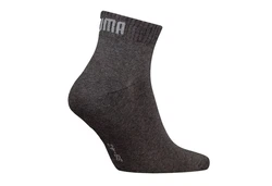 PUMA BODYWEAR Socken Quarter - Everyday Kurzsocken Dunkelgrau/Grau/Hellgrau