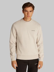 Calvin Klein Sweatshirt Micro Logo Repreve Sweatshirt mit Rundhalsausschnitt 