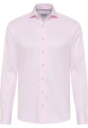 Eterna Businesshemd Langarm SLIM FIT EASY IRON Rosa/Lila