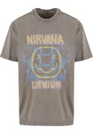 Upscale by Mister Tee Lithium Oversize Tee Braun/Blau/Dunkelgrau/Grau/Gelb