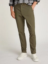 Calvin Klein Herren Hosen 'MODERN TWILL SLIM CHINO' Khaki/Dunkelgrün