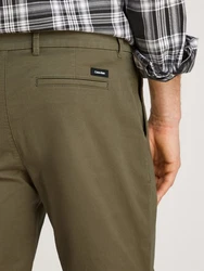 Calvin Klein Herren Hosen 'MODERN TWILL SLIM CHINO' Khaki/Dunkelgrün