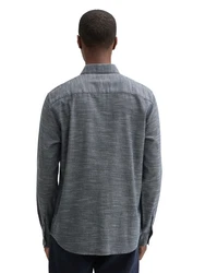 TOM TAILOR Hemd und Shirt Kollektion Grau/Dunkelblau/Hellblau