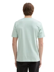 TOM TAILOR DENIM T-Shirt Grün/Hellgrün