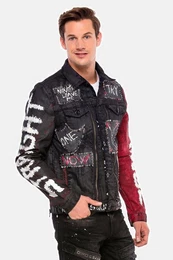 Jeansjacke Jacke mit Knopfleiste, CJ248