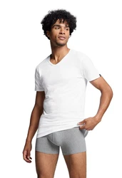PUMA T-Shirt Basic mit Markenlabel am Ärmelrand 