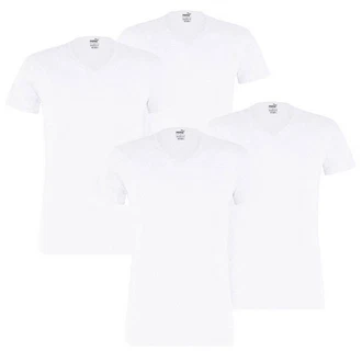 PUMA T-Shirt Basic mit Markenlabel am Ärmelrand