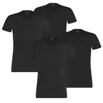 PUMA T-Shirt Basic mit Markenlabel am Ärmelrand Schwarz/Grau