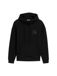 TOM TAILOR Denim Sweatshirt Relaxed Hoodie mit Logo Stickerei 
