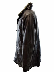 Zimmert Leather Lederjacke Eddi Parka Cognac Braun/Schwarz