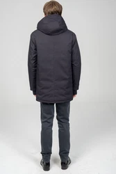 Ron Tomson Winterjacke Dunkelgrau/Dunkelblau/Grau