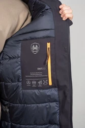 Ron Tomson Winterjacke Dunkelgrau/Dunkelblau/Grau