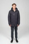 Ron Tomson Winterjacke Dunkelgrau/Dunkelblau/Grau