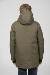 Ron Tomson Winterjacke Khaki/Dunkelgrün/Braun/Grau