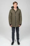 Ron Tomson Winterjacke Khaki/Dunkelgrün/Braun/Grau