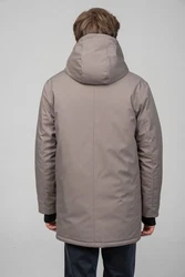 Ron Tomson Winterjacke Grau/Braun/Lila/Beige/Hellgrau