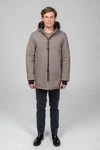 Ron Tomson Winterjacke Grau/Braun/Lila/Beige/Hellgrau