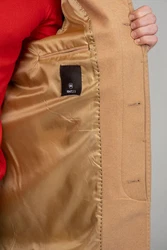Ron Tomson Wintermantel Braun/Beige
