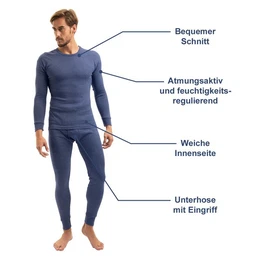 Funktionshose 2er Pack Herren Ski-Thermo Unterhose