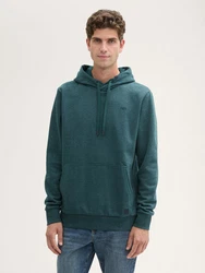 TOM TAILOR Sweatshirt Hoodie in Melange Optik Melange