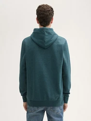 TOM TAILOR Sweatshirt Hoodie in Melange Optik Melange