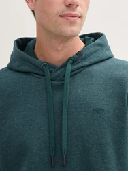 TOM TAILOR Sweatshirt Hoodie in Melange Optik Melange