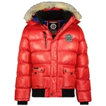 Geographical Norway Steppjacke Parka Bomberjacke Herren Outdoor Rot/Dunkelrot