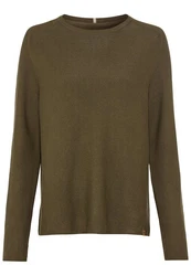camel active Strickpullover KNITWEAR Dunkel Khaki