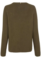 camel active Strickpullover KNITWEAR Dunkel Khaki