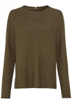 camel active Strickpullover KNITWEAR Dunkel Khaki