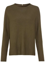 camel active Strickpullover KNITWEAR Dunkel Khaki