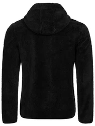 Geographical Norway Fleecejacke Teddy Fleece Outdoor Übergangs Softshell MIX Schwarz/Rot/Grau