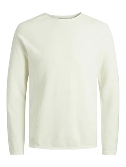 Jack & Jones Strickpullover Hill (1-tlg) Weiß/Khaki/Hellgrün/Creme Jack & Jones Strickpullover Hill (1-tlg) Weiß/Khaki/Hellgrün/Creme